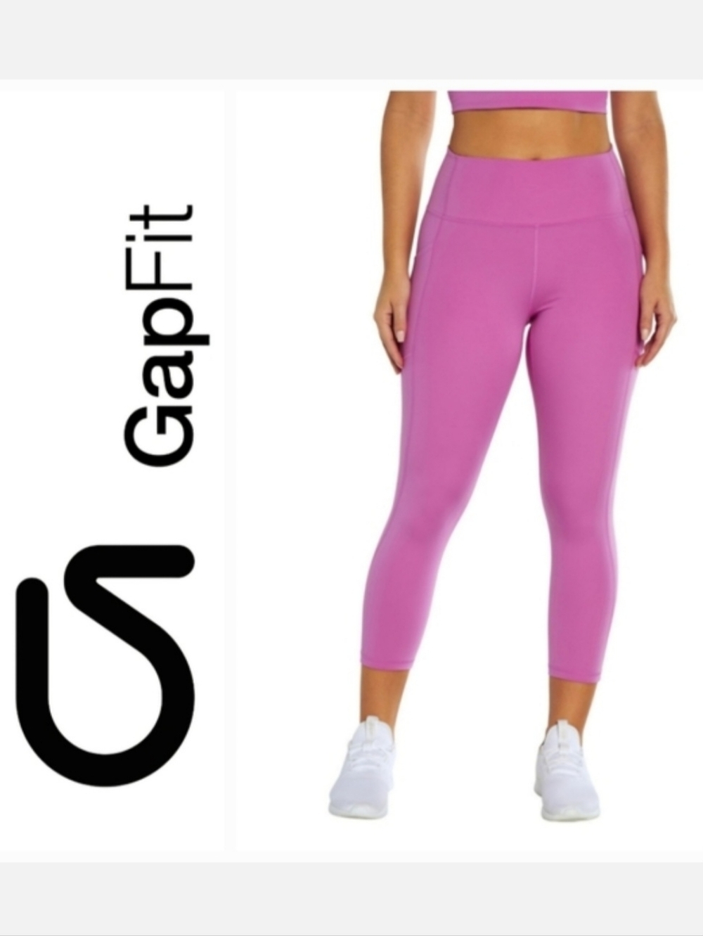 NWT GapFit Women's Cropped Leggings Size L